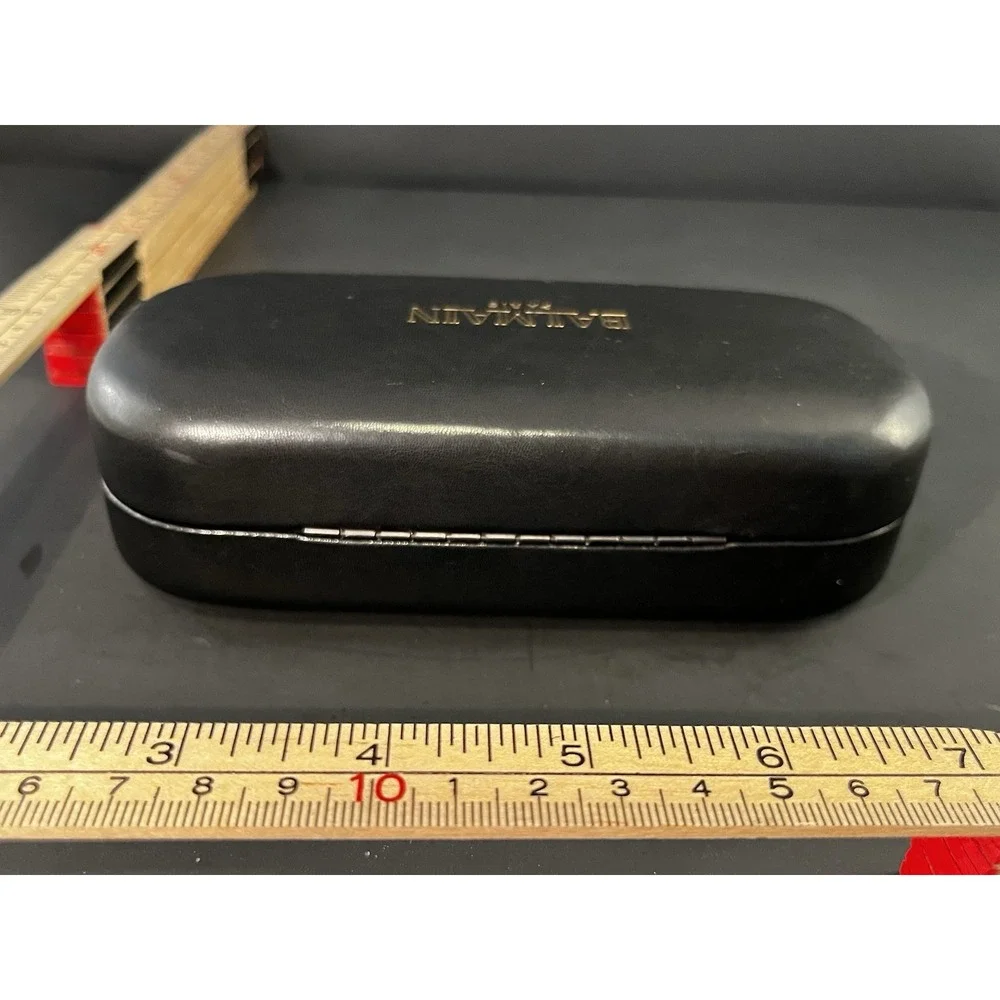 Balmain Paris Black Hard Case for Glasses Unisex Eyeglass/Sunglasses Case Empty